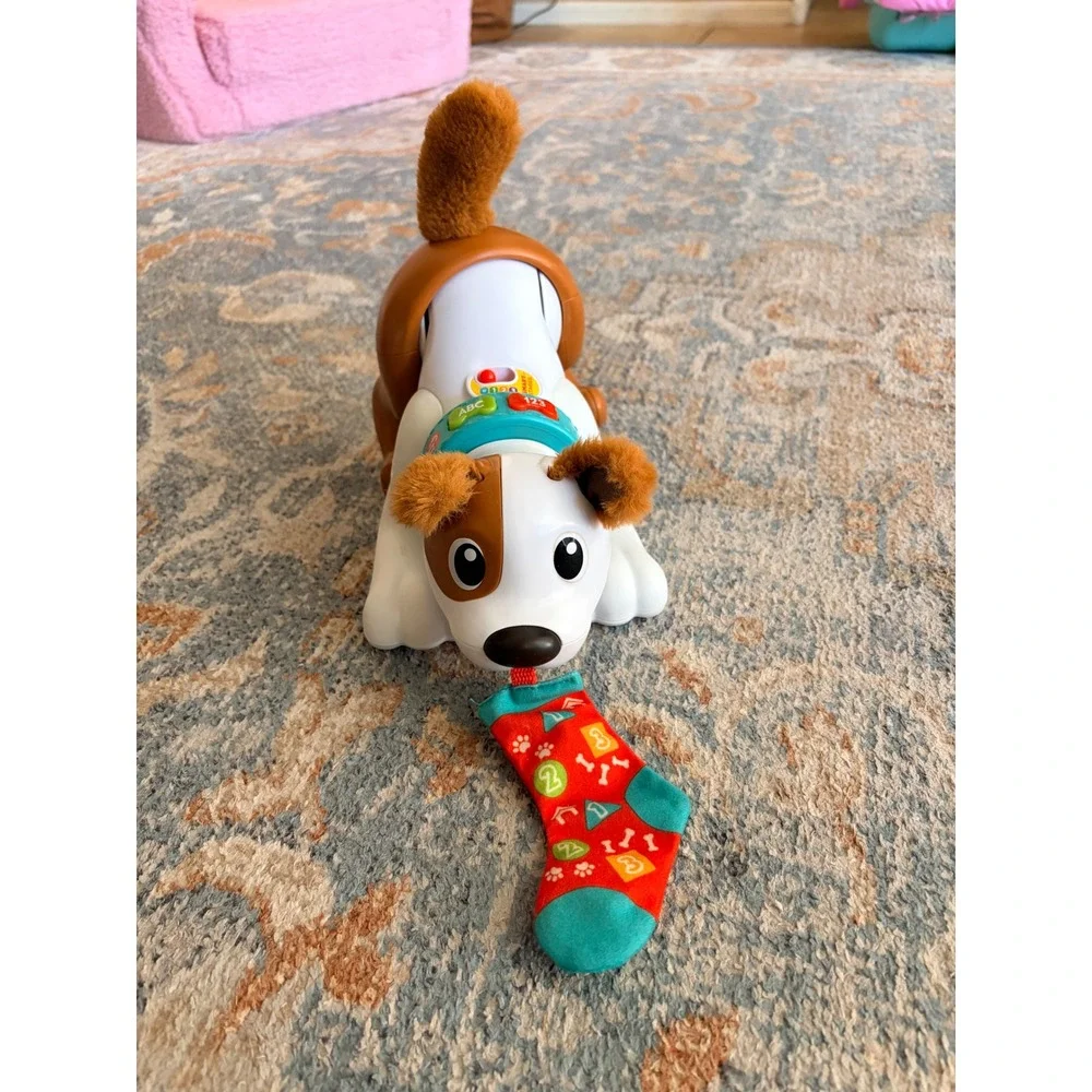 Fisher-Price 123 Crawl with Me Puppy Interactive Electronic Baby Toddler Toy